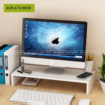 🔥 KỆ ĐỂ ĐỒ DECOR - SÁCH - MÁY TÍNH 🖥⌨ LẮP GHÉP - MÀU TRẮNG ✨