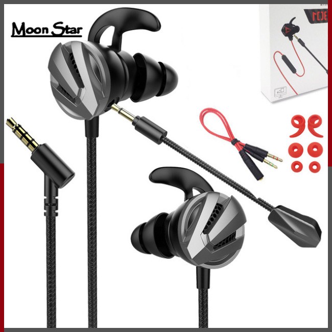 MS Shop Earphone Gamer For Pubg PS4 CSGO Casque Games Earphone With Mic Gamer Earphones