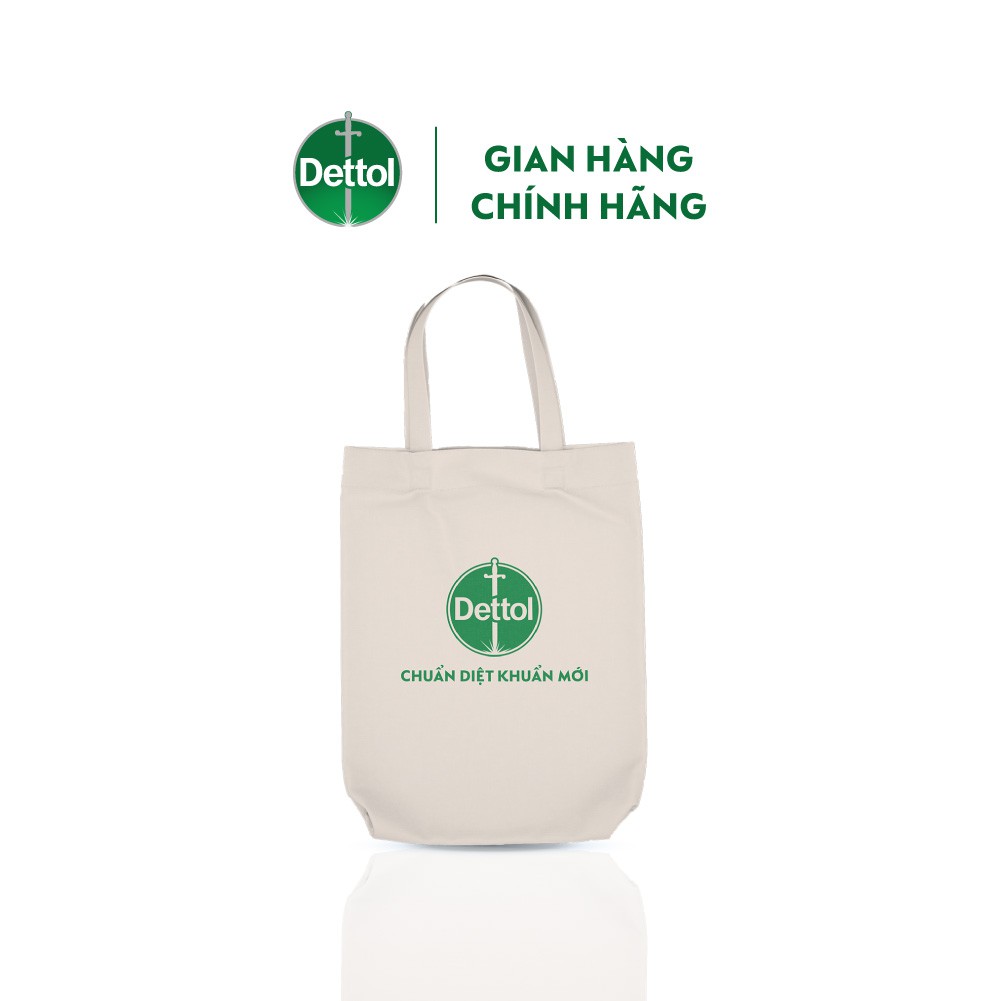 [QUÀ TẶNG KHÔNG BÁN] Túi tote canvas Dettol