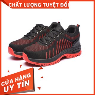 GIÁ HỦY DIỆT] Giày Bảo Hộ Lao Động Thời Trang 2TH-BD064 Màu Đỏ Bền Nhất