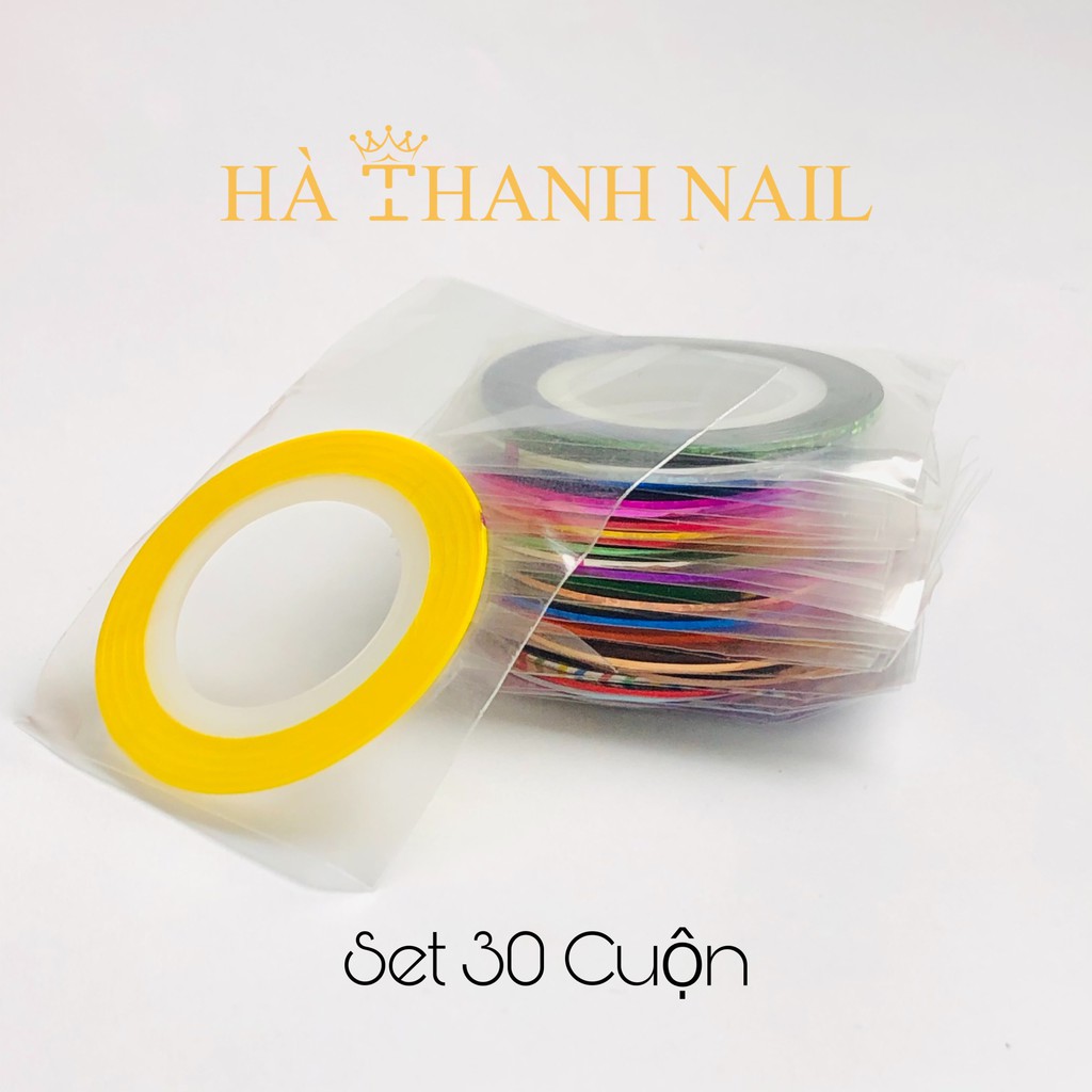 Set 30 Cuộn Kim Ngân Trang Trí Móng