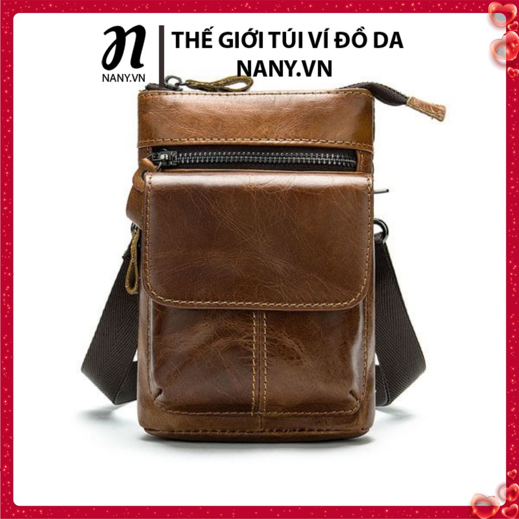 Túi Đeo Chéo Nam Da Bò T174 – Năng động – Thời trang – Phong cách