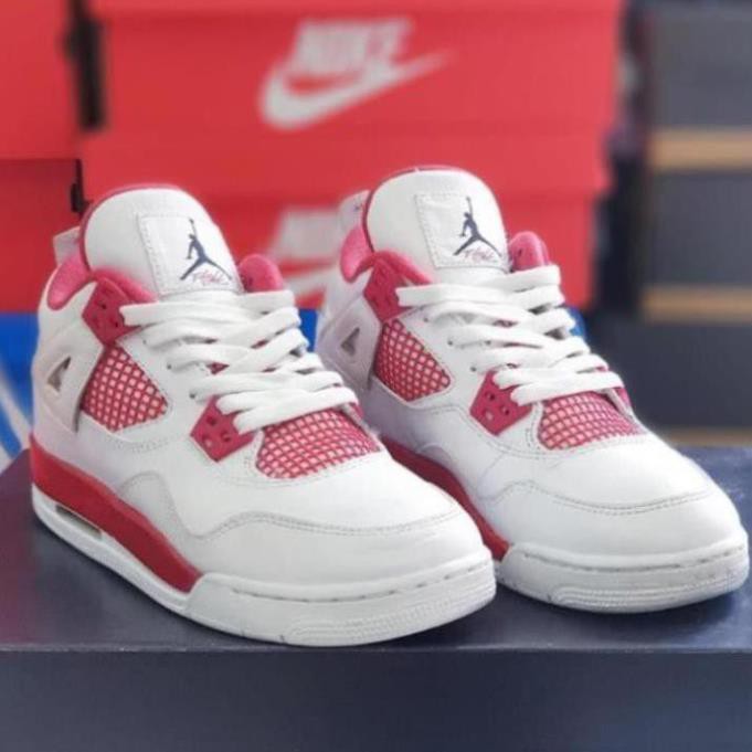 [Sale 3/3][Chính Hãng] Giày Jordan 4s white nhiều size, real 2hand -Ta1 ^ " ' .