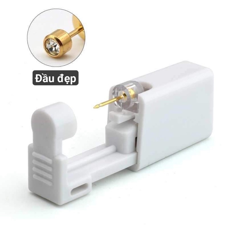Bấm lỗ tai dùng 1 lần, dụng cụ bấm lỗ tai, khuyên bấm lỗ mũi  - có gói sát khuẩn-an toàn- hiệu quả