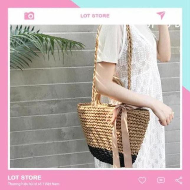 Túi cói đi biển hanmade TX300
