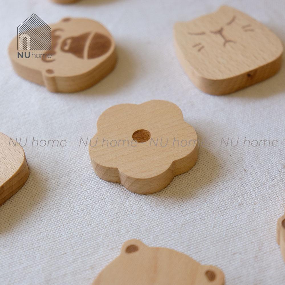 Nam châm gỗ - Haku | nuhome.vn | nam châm hít tủ lạnh bằng gỗ được thiết kế đơn giản đẹp mắt