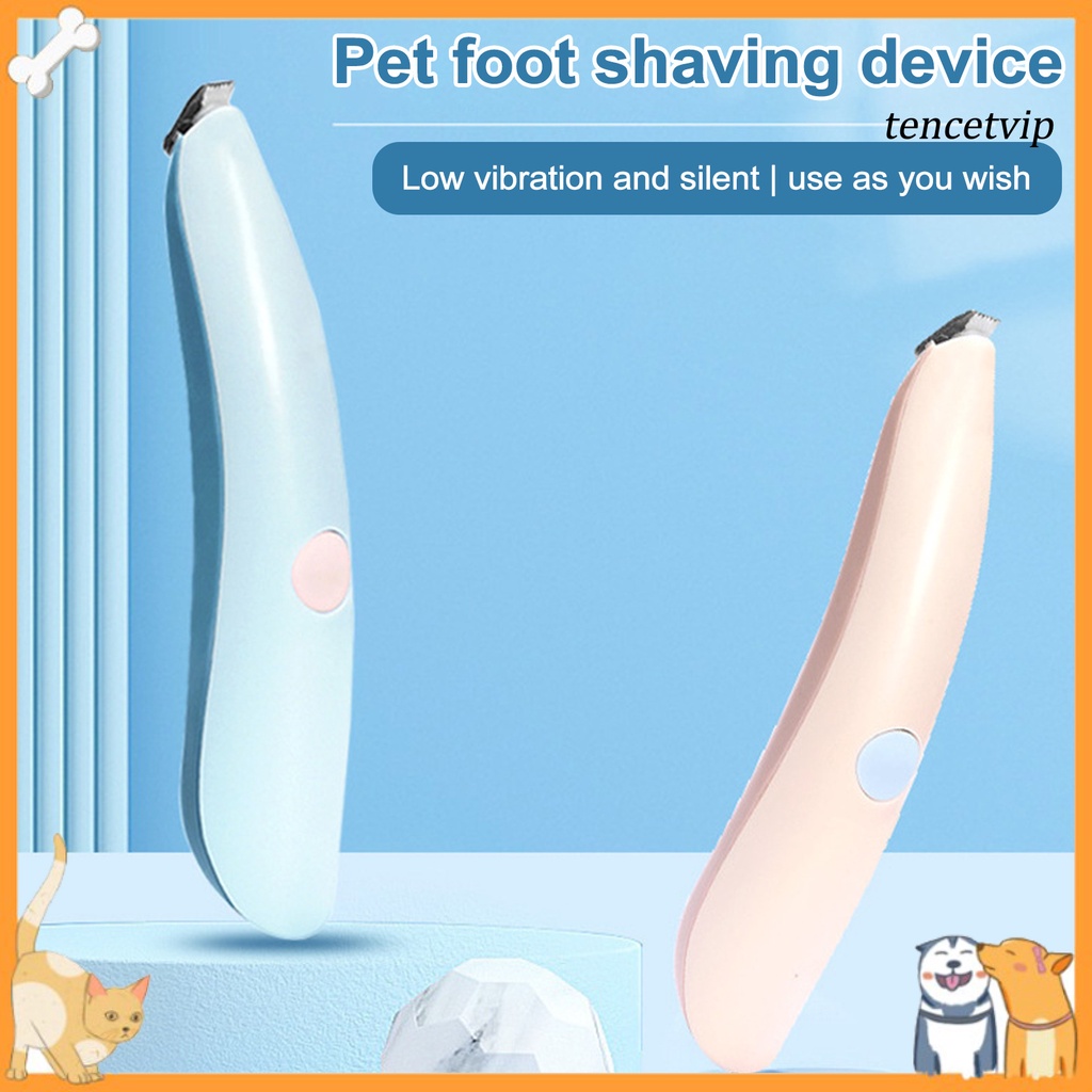 Tông Đơ Tỉa Lông Cho Thú Cưng Thiết Kế Xoay 360 Độ Sạc USB Tiện Dụng