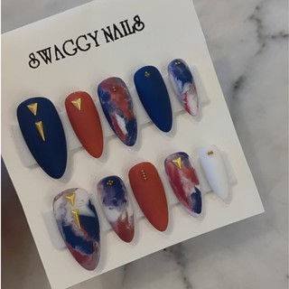 Nailbox 🔥 bộ 10 móng tay giả thiết kế ⚡️ freeship ⚡️ - hàng có sẵn - fire on fire