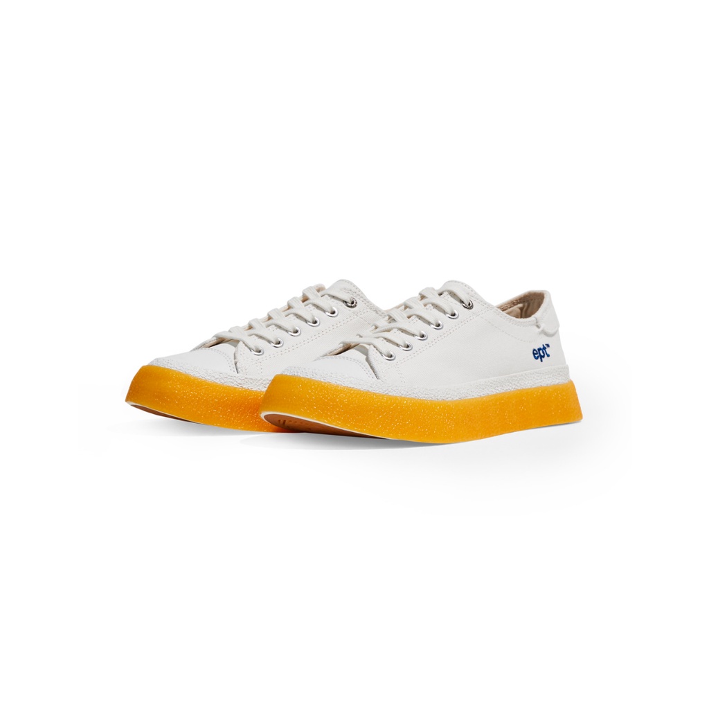 Giày thể thao sneaker hiệu EPT - DIVE LAYER (White/White/Gum) - Màu trắng đế vàng nam nữ [chính hãng]