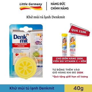Sáp khử mùi & Kháng khuẩn tủ lạnh Denkmit 40g - Hương chanh tươi mát - Hàng Đức chính hãng