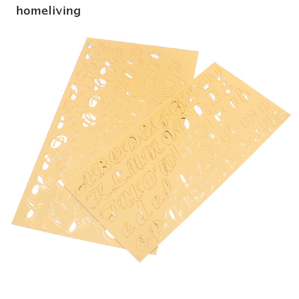 Khuôn Nhấn Bánh Quy Hình Chữ Cái Bằng Acrylic DIY
