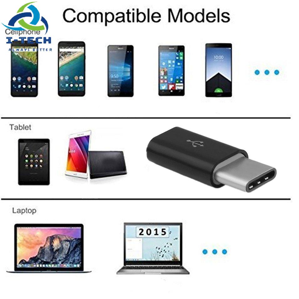 ⚡Khuyến mại⚡Universal USB 3.1 Type-C Connector to Micro USB Male to Female Converter Mini Portable USB-C Data Adapter Type C Device