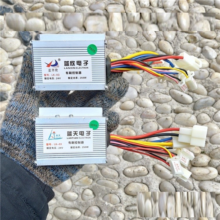 Bộ điền tốc motor IC xe điện chổi than