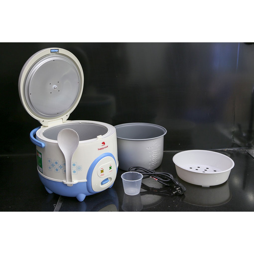 Nồi cơm điện Happycook (Hàn Quốc) 1.8 Lít có xửng hấp sản xuất Indonesia (Mới 100% - Bảo hành chính hãng 12 tháng) | BigBuy360 - bigbuy360.vn