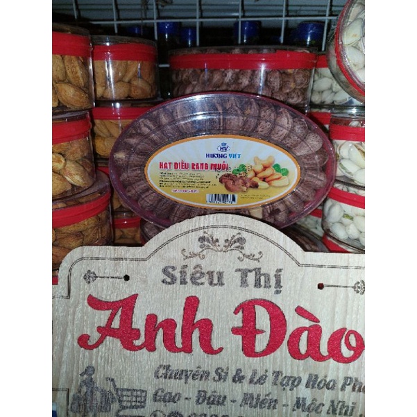 (Siêu ngon) Hộp Hạt Điều Rang Muối Hưng Lộc Phát 400 g