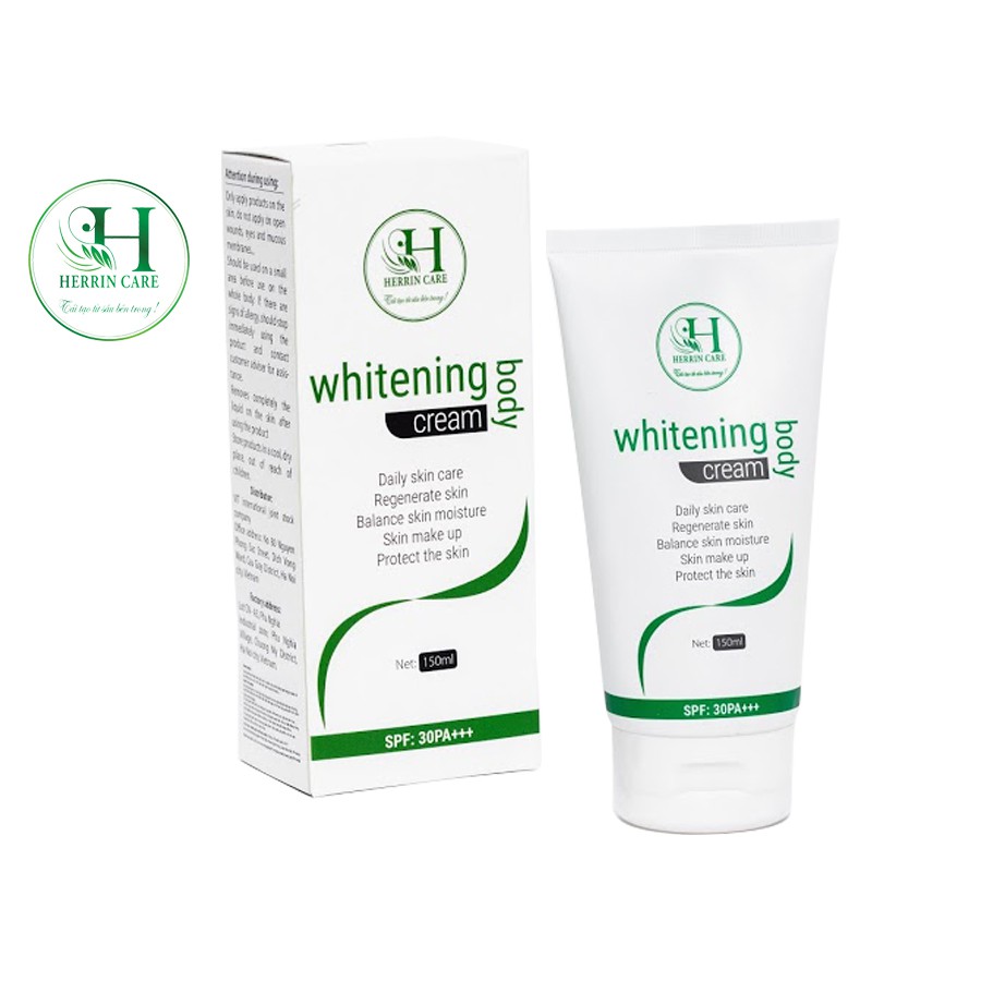 Kem dưỡng trắng da HERRIN CARE Whitening Body Cream SPF30++ 150ml