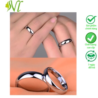 Nhẫn cặp Người Đẹp Vì Lụa không đen dị ứng