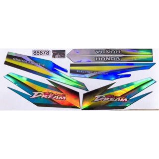 Tem chế xe Dream 7 màu - Có video