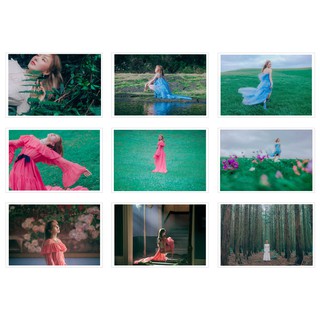 [Ép Lụa] Lomo Card 36 Ảnh Wendy - Like Water