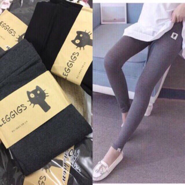 Quần legging mèo lót lông