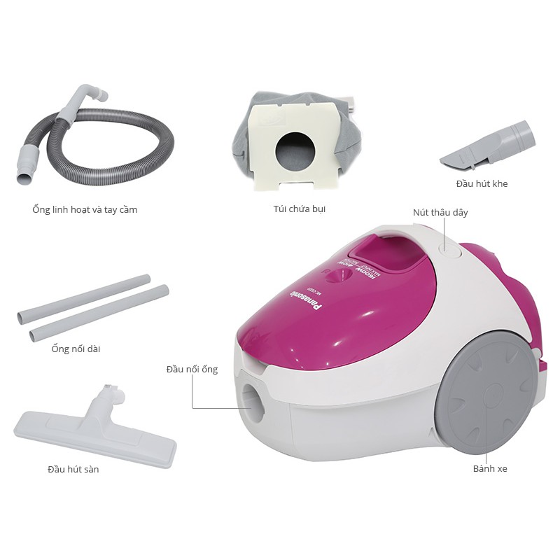 MÁY HÚT BỤI PANASONIC PAHB-MC-CG331RN46 1600W | BigBuy360 - bigbuy360.vn