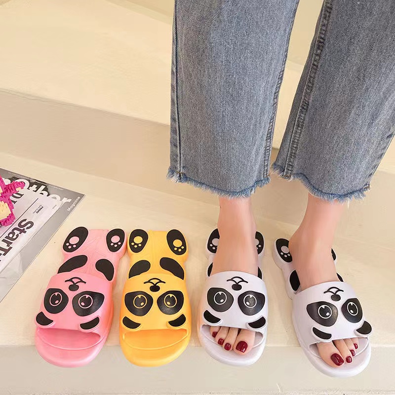 Dép nhựa đi trong nhà hình gấu trúc cute Dép Đi Trong Nhà Hình Gấu Trúc size 30-41