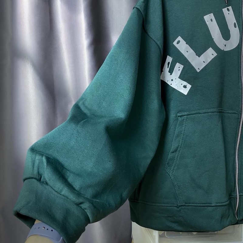 Áo khoác nỉ FLUFFY. Áo nỉ kéo khóa  2 lớp dày dặn mũ to Unisex. Hàng VNXK chất đẹp. | BigBuy360 - bigbuy360.vn