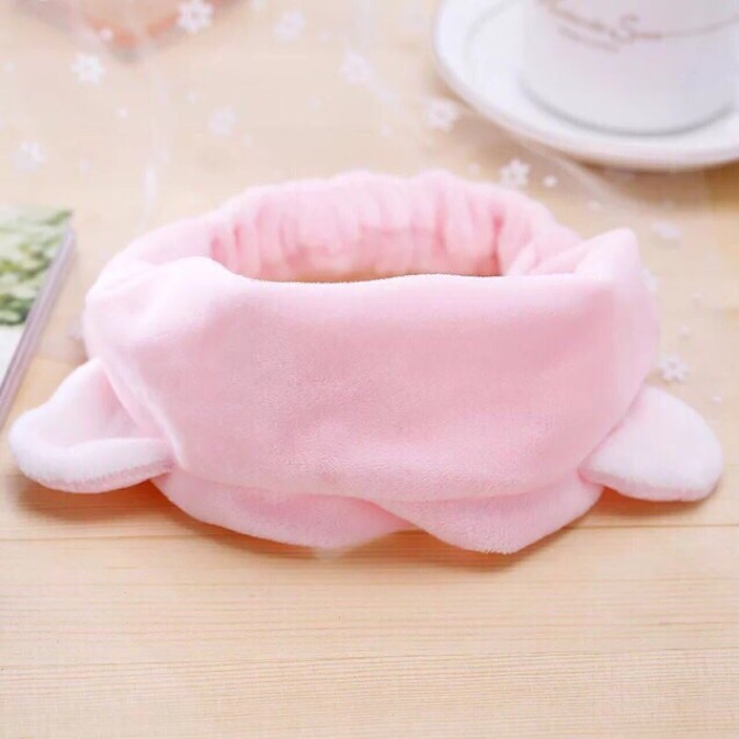 Băng Đô Tai Thỏ Mềm Mại Xinh Xắn Cho Nữ