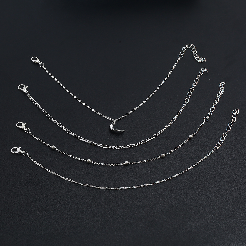 Lắc Chân Nhiều Lớp Hình Mặt Trăng Thời Trang Cho Nữ | BigBuy360 - bigbuy360.vn