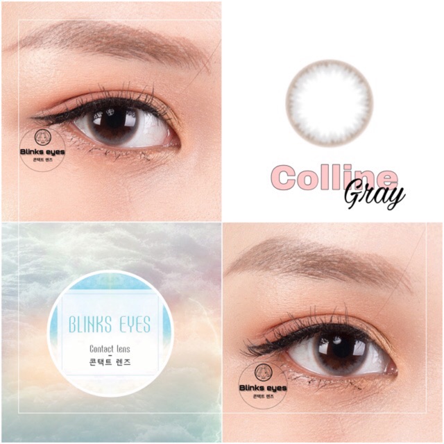 Áp tròng A202 gray [ 0 đến 8 độ] -Hydrogel Silicone Lens - kính áp tròng