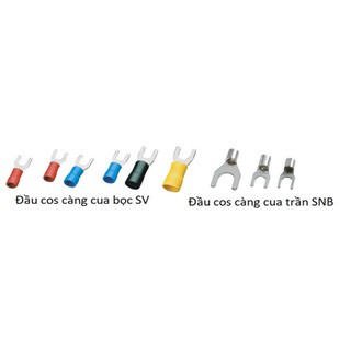 đầu cos càng cua loại 2,4,6 (100c/túi)