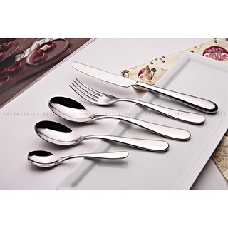 Bộ 5 món dao muỗng nĩa inox alessi - inox 18/10