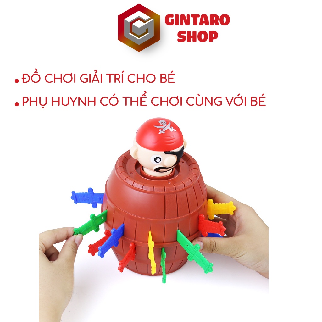 Đâm hải tặc size lớn nhất kèm theo 24 kiếm , Trò chơi giải trí cho bé và gia đình GINTARO SHOP