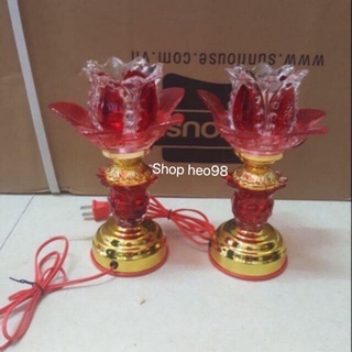 Đèn Thờ Thuỷ Tinh Pha Lê Cao Cấp ( 2 chiếc )