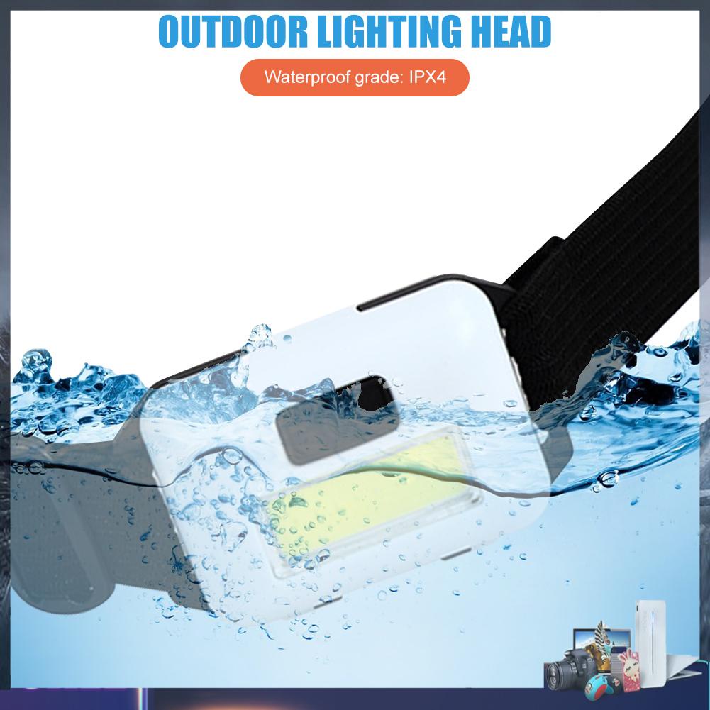 Đèn LED đeo trán 3 chế độ chống thấm nước