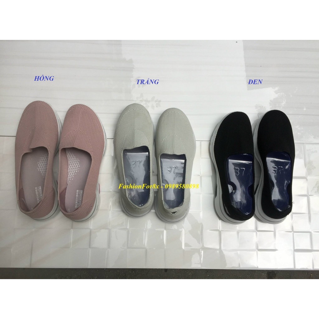 Giày Skecher Slipon nữ búp bê len, pb80