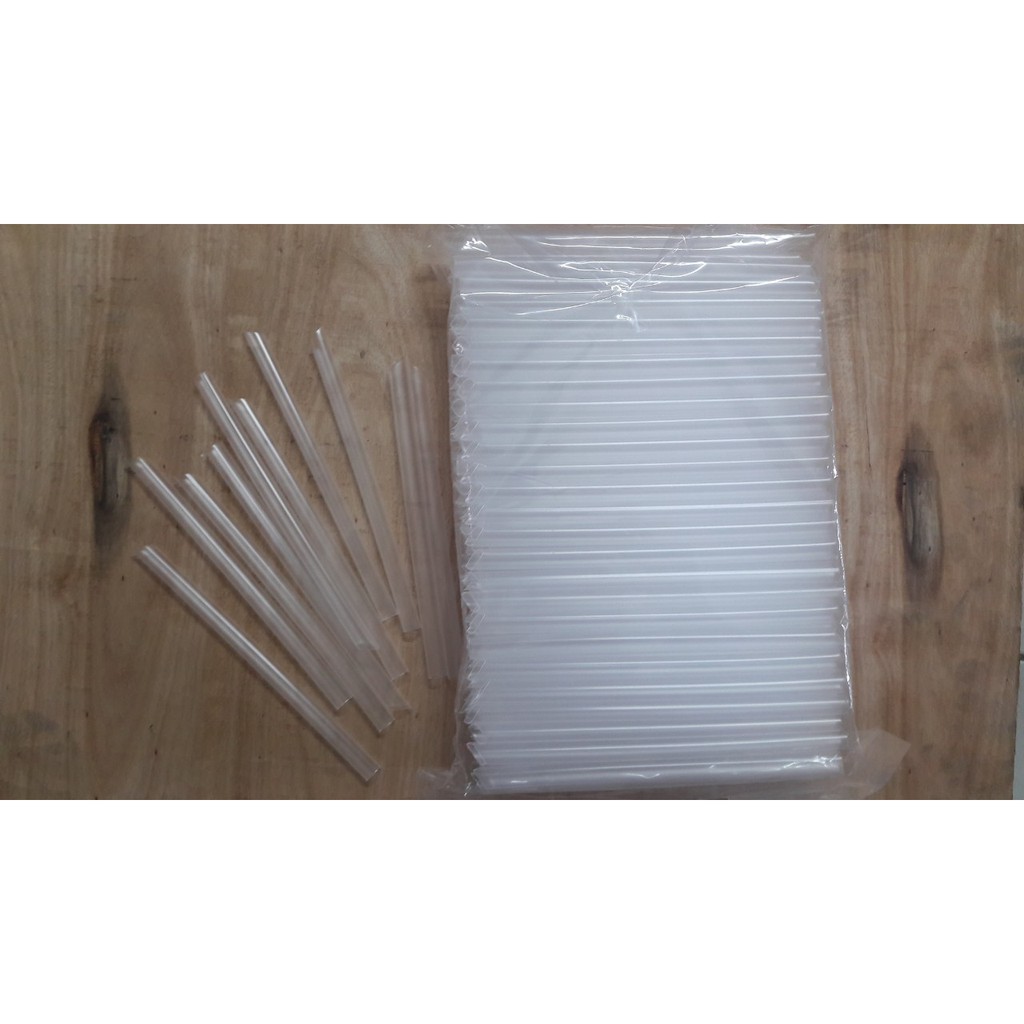 500 gam ống hút trong CÓ BỌC (ống hút đen) phi 6 nhọn cứng dài 21 cm, ống hút trong phi 6 nhọn