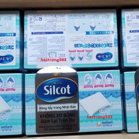Bông tẩy trang Silcot 82 miếng 1 hộp