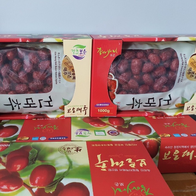 [Chính hãng] Táo đỏ Hàn Quốc sấy khô hộp 1KG nguồn cung cấp giàu chất dinh dưỡng cho sức khỏe gia đình