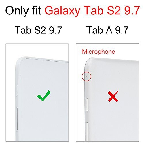 Bao da nắp gập bảo vệ dựng được cho Samsung Galaxy Tab S2 9.7 Inch