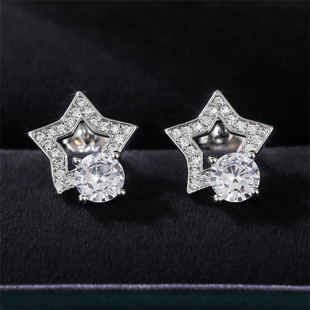 Khuyên Tai Đính Khối Lập Phương Sáng Tạo|Trang Sức Thời Trang Cho Nam Và Nữ