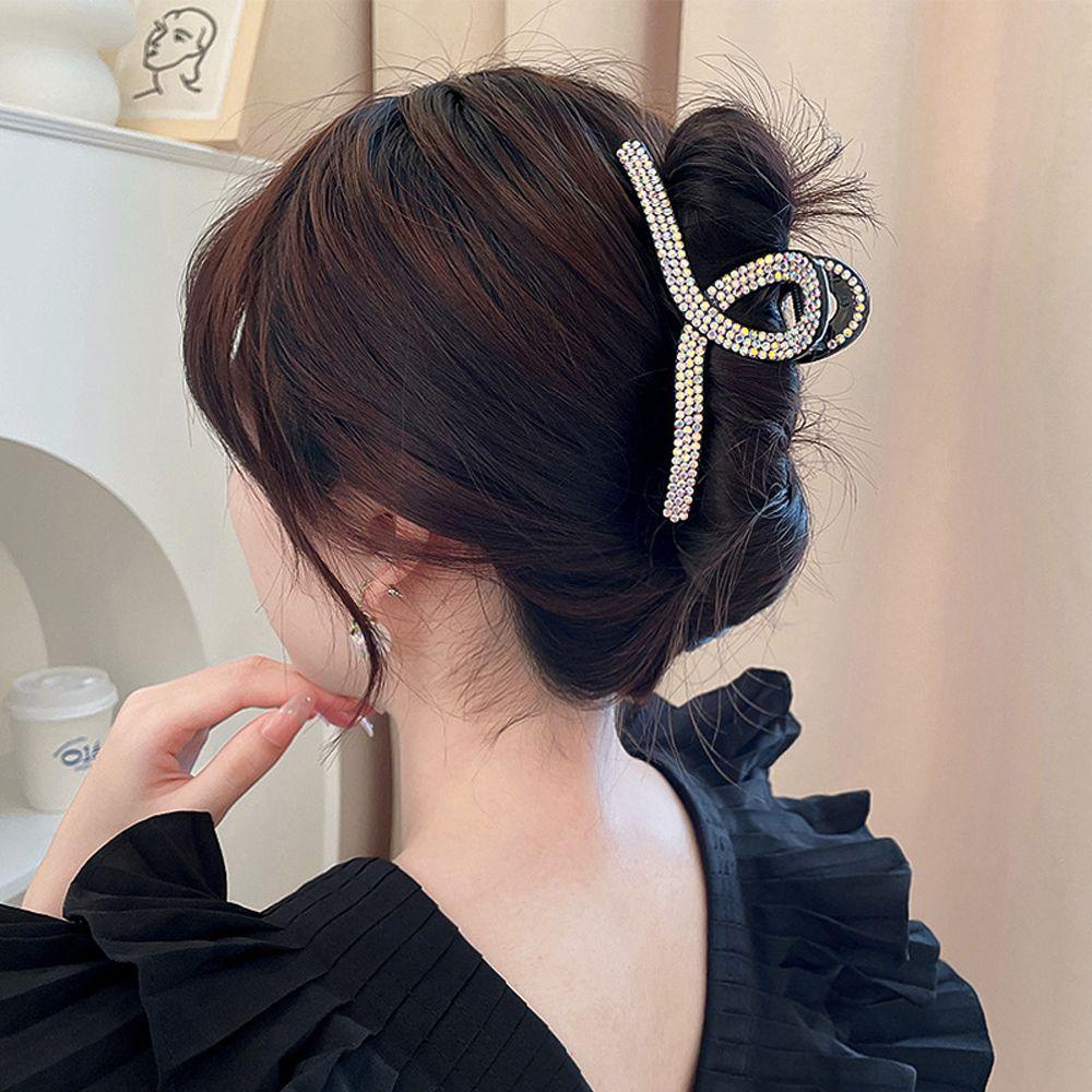 Kẹp Tóc Càng Cua Kiểu Dáng Thanh Lịch Cho Nữ WMES15H|Giá Đỡ Đuôi Ngựa Bằng Acrylic Tiện Dụng