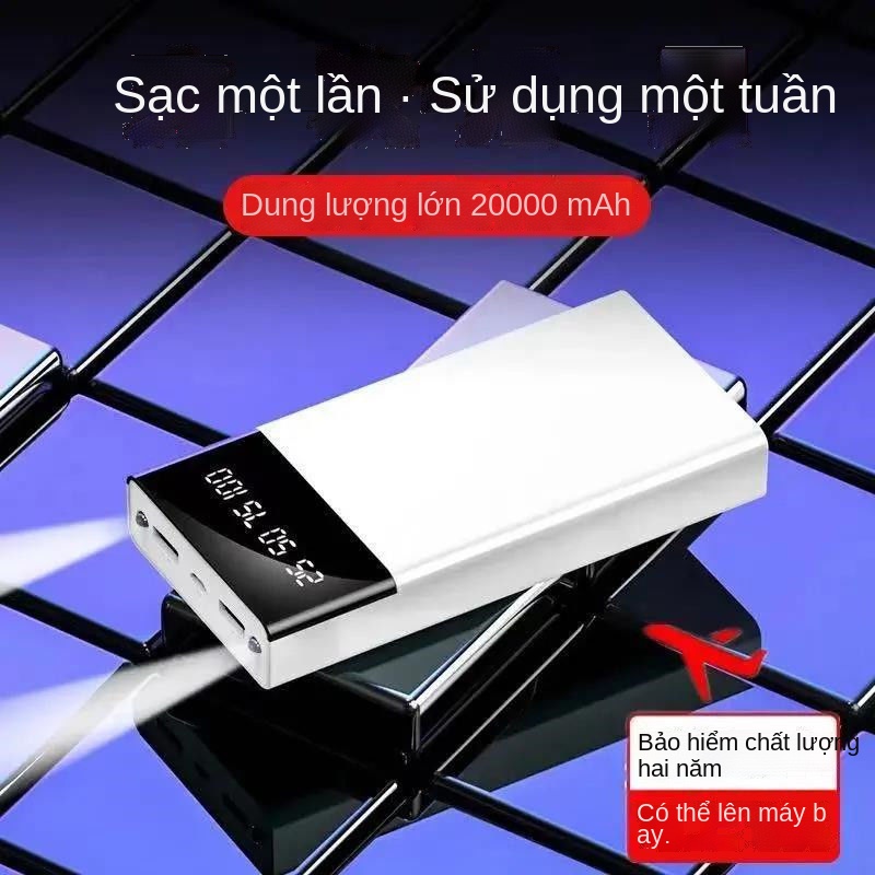 ✹♞sạc dự phòng 10000/20000/50000/60000mah nhanh 18w, bảo hành 12 tháng, cho iphone huawei samsung xiaomi oppo vivo