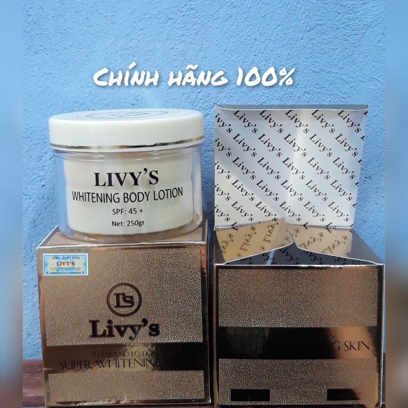 Kem Body Dưỡng Trắng Livy,s Chính Hãng 100%