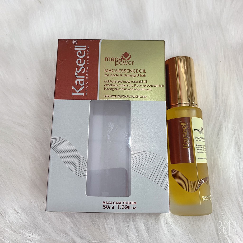 TINH DẦU KARSEELL COLLAGEN MACA PHỤC HỒI TÓC HƯ TỔN 50ML