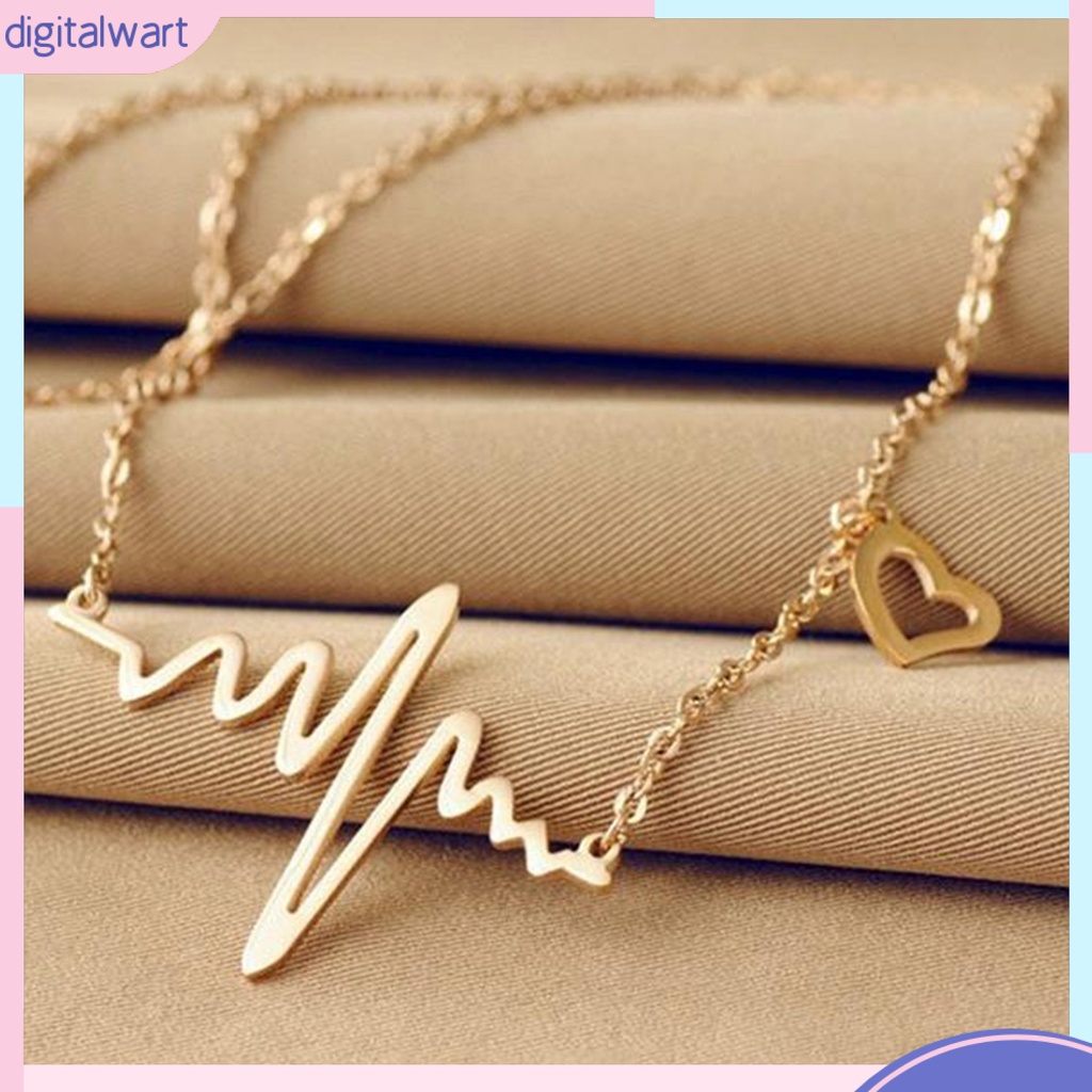 Dây Chuyền Mặt Hình Nhịp Tim Độc Đáo Cho Nữ