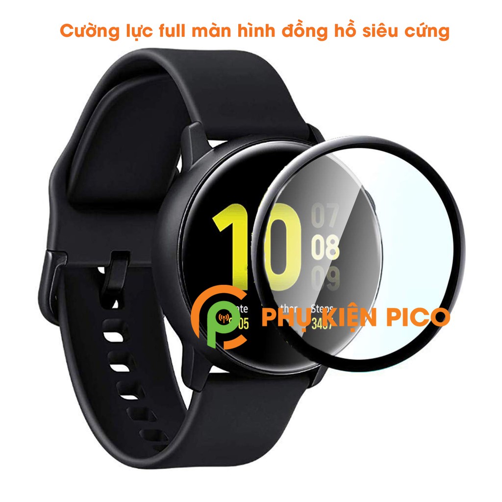 Cường lực Samsung Watch Active 2 bản 44mm full viền  - Kính cường lực đồng hồ Samsung Galaxy Watch Active 2 bản 44mm