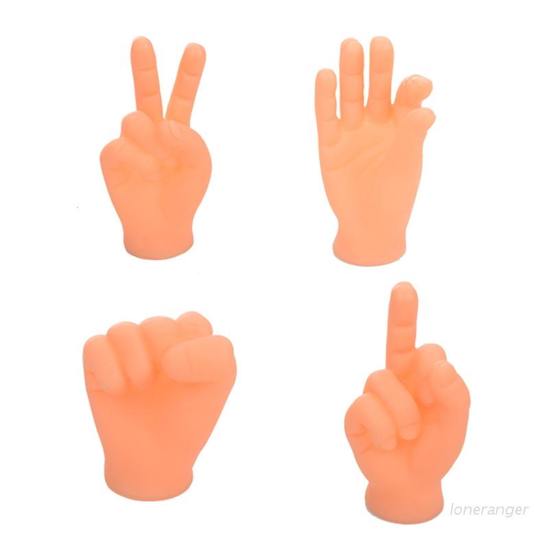 Set 4 Con Rối Ngón Tay Mini Dễ Thương Cho Bé