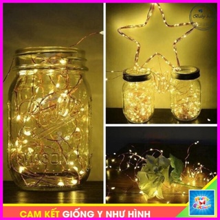 Đèn LED Đom Đóm 2m Bằng Pin có Chế Độ Chớp Nháy ( đã kèm pin)