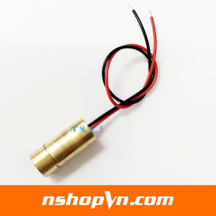 Đầu Laser 9mm tia vạch thẳng, tia cross, chấm tròn